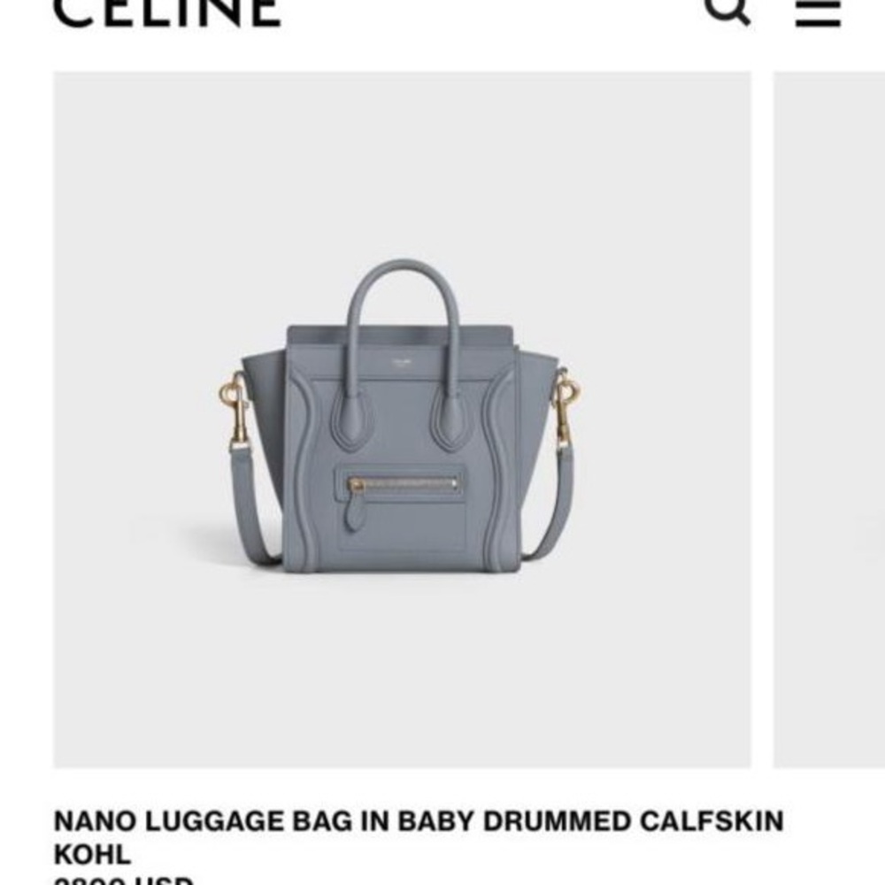 Celine Luggage Bag Nano